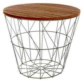 Innenraumkünstler Kumi: Grauer Couchtisch 38 cm