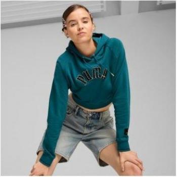 Puma Felpa Con Cappuccio Classics Play Paris Relaxed Cold Green S