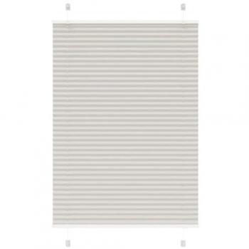 Blenda de Plissado Cinza VidaXL 95x100 – Luz Oculta