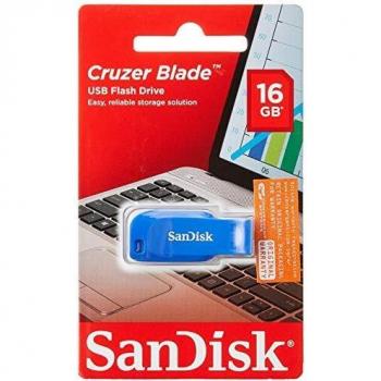 SanDisk Cruzer Blade 16GB unidad flash USB USB tipo A 20 Azul