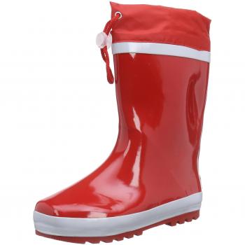 Playshoes Stivali di gomma foderati rossi Tg. 26/27