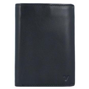 Roncato Pascal 9 cm Black Leather Wallet