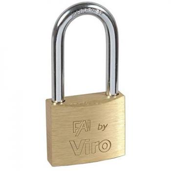 Lucchetto Rettangolare Fai 554.42 con Arco Lungo 40mm – Viro