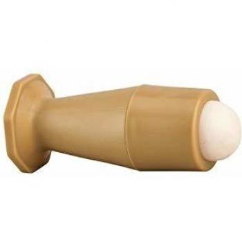 Butee ou butoir de sol plastique a balustre Beige Ø 38 mm Saillie 90 mm