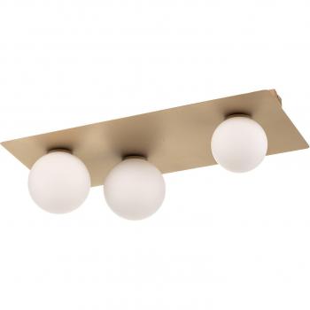 Firn Gold 3-Light Angular Ceiling Lamp