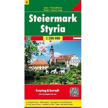 Sheet 4, Styria Road Map 1:200 000: Wegenkaart 1:200 000