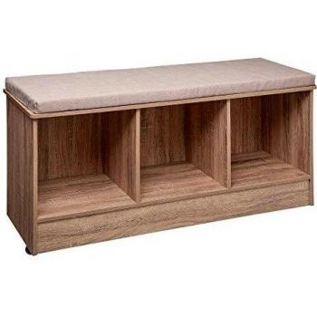 Panca 3 scomparti in legno