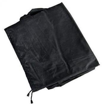 Polyrattan Abdeckhaube für Gartengarnitur 360x170x90 cm, Schwarz