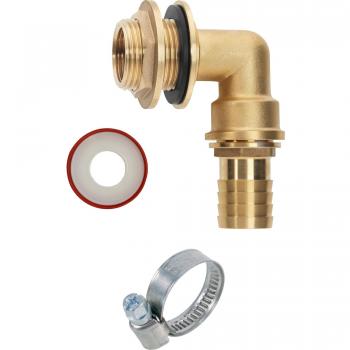 GEKA Water Storage Tank Connection Set with 90° Fitting, Nominal size 3/4 (19 mm)