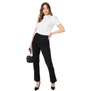 Izabel London Women's High‑Waist Flared Kick Trousers