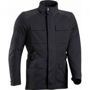 Veste moto Ixon Urby noire tissu résistant à l'abrasion