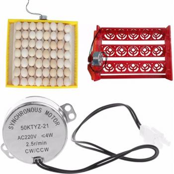 Moteur rotation œufs poules 220 V AC – accessoire de ferme, incubateur