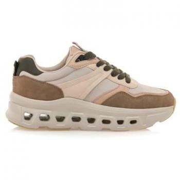 Sneaker in pelle marrone Mustang