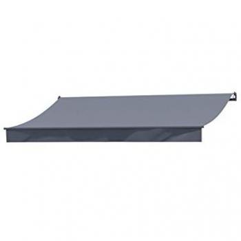 Tenda da sole manuale 4 x 3 m grigio Adro