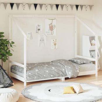 Cadre de lit enfant Prolenta 90x200 cm Bois de Pin Blanc