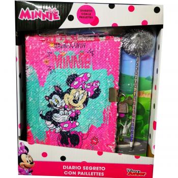 Minnie Diary Segreto con Paillottes Riflettenti MC-0424