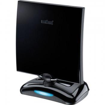 Meliconi at49 antenna televisiva interno digitale at 49 r1 usb dvb-t dvb-t2 dab+ nero