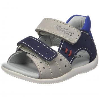Kickers Boping Sandali Bimbo Gris Marine 20 EU