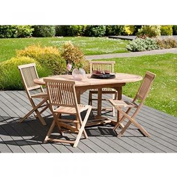 Table de Jardin KENSINGTON Ovale 120/180 cm