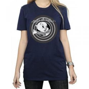 T-shirt in cotone Porky Pig Looney Tunes da donna