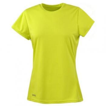 Spiro Camiseta de Secado Rápido para Señora 10 UK Azul