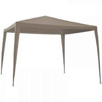 Abri extérieur acier taupe 3 m par 3 m