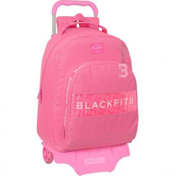 Rosa Rollender Schulrucksack Blackfit8