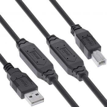 InLine USB 2.0 Aktiv-Kabel 12,5m USB-A auf USB-B