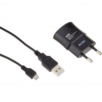 RápidaCarga 14W Acme con MicroUSB y Cable Blanco