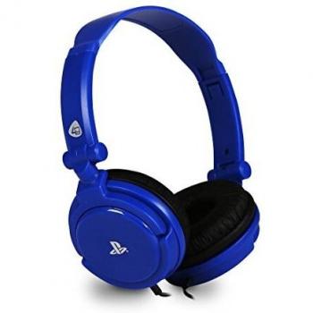 Auricular Estéreo 4Gamers Pro 4-10, 40Mm, Micrófono Flexible, Azul (PS4)