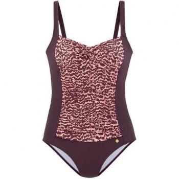 LASCANA Badeanzug mit floralem Druck