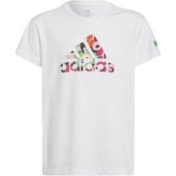 Camisa Adidas Infantil ELOISHA Floral Blanca