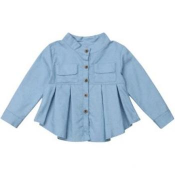 Petit Haut Denim Grande Taille Fille