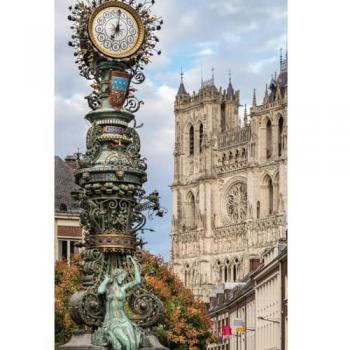 Tableau Horloge Synthétique CEANOTHE – Amiens 65 × 97 cm