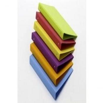 CARPETA 4 ANILLAS PVC ROSA 25 MM FUN COLOR