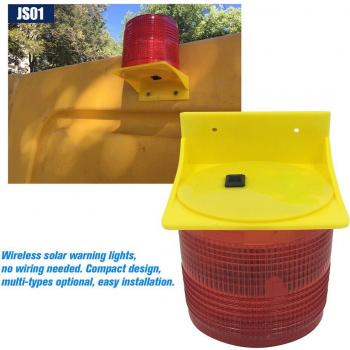 Solar-Powered Obstruction Warning Lamps
