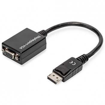 Adaptador DisplayPort a VGA ASSMANN 60Hz 2048 x 1536 píxeles negro