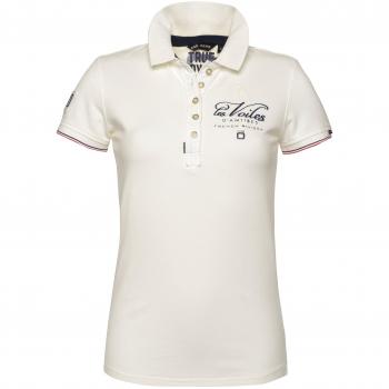 CODE‑ZERO Damen Polo mit Voiles d'Antibes Applikationen