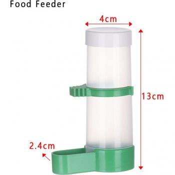 Aparato Dual Bebida-Comida con Clip para Tortolitos