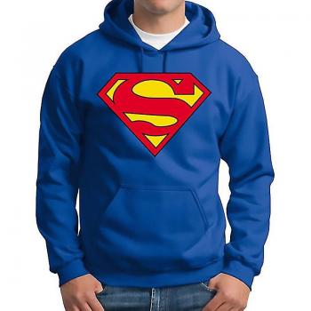 Pullover Zhenv Homme Super-Man en Bleu