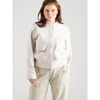 ONLY Curve Veste Bombardier Boucle M18-20 Crème