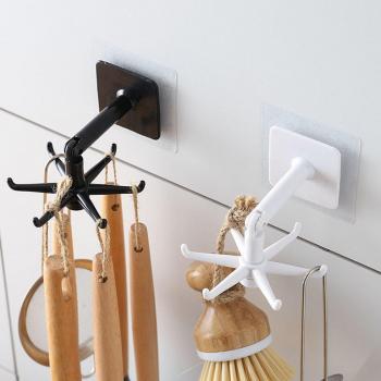 1/2PCS Kitchen and Bath Rotating Hook Accessories