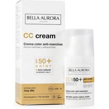Bella Aurora CC Cream con Color SPF50+ 30ml Anti-Manchas