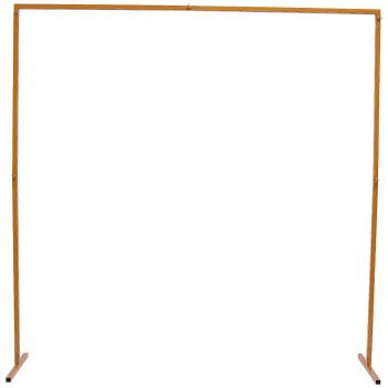 Cadre d'arche de mariage 2x2 m, fleurs, ballons – support en jaune