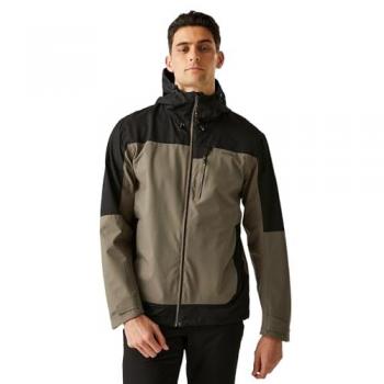 Chaqueta Highton Stretch Impermeable Regatta Marrón para Hombre y Trekking