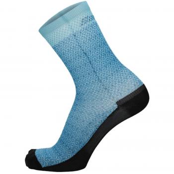 Santini Chaussettes Cyclisme 2019 Ritmo Imprimées Été Nautica Bleu