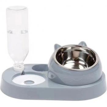 16-Degree Tilted Cat and Dog Food Water Bowl