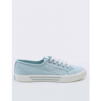 Baskets Femme PEPE JEANS 100% Coton Vert Textile Lacets (répété mais distinct)