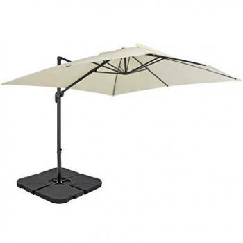 Ombrellone da Giardino con Base Portatile Sabbia e Protezione UV