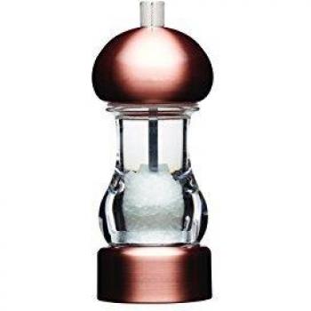 MasterClass Clear Capstan Copper-Effect Salt Mill